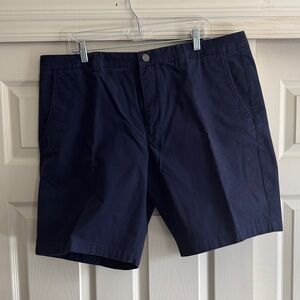 Bonobos Dark Blue Flat Front Shorts